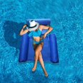 thumbnail image 2 of Hamaca inflable del agua, asiento plegable del sillón del flotador de la piscina con el respaldo Silla de la natación Salón del flotador de la piscina Silla del agua Hamaca del agu, 2 of 5