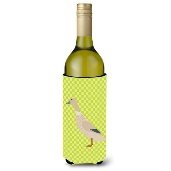 West Harlequin Duck Green Wine Bottle Beverge Insulator Hugger