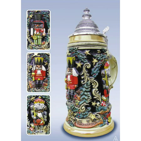 Nutcracker Suite Christmas LE German Beer Stein 1/2L Made in Germany New