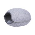 thumbnail image 1 of Cat Bed Cave Washable Lightweight Cats Hut for Scratch Senior Cats Sleep Light Gray, 1 of 8