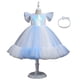 thumbnail image 5 of Vestido infantil, vestido de lentejuelas para niña de las flores, vestido de pasarela para boda, ropa de actuación, vestido de princesa hinchado de gasa para niña, 5 of 5