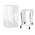 thumbnail image 2 of Foodservice Grado Comercial Hoja Sartén/Pan Rack Cubierta, PVC, 10/20 Niveles, 2 of 8