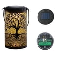 thumbnail image 3 of Projection Lawn Yard Outdoor Hanging Garden Light Hollowed Out Solar Lantern, 3 of 9