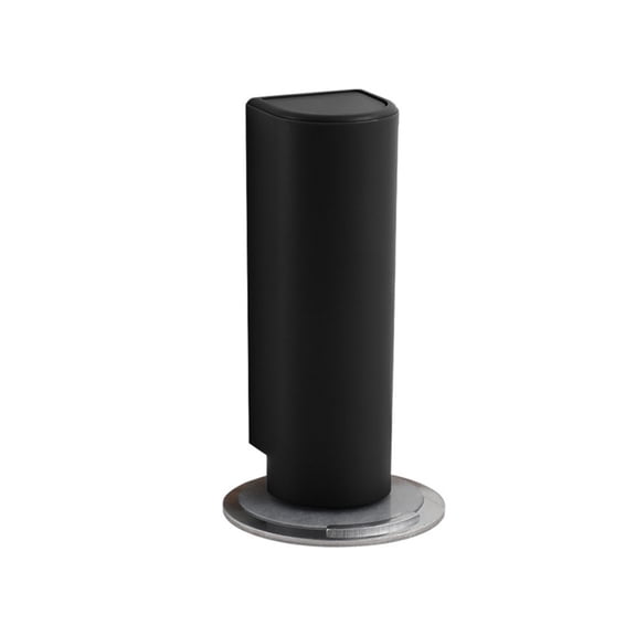 RichLink Naierdi Magnetic Door Stopper Stainless Steel Heavy Duty Door Stop Black Nail-Free Door Suction Door Holder Door Hardware,Black
