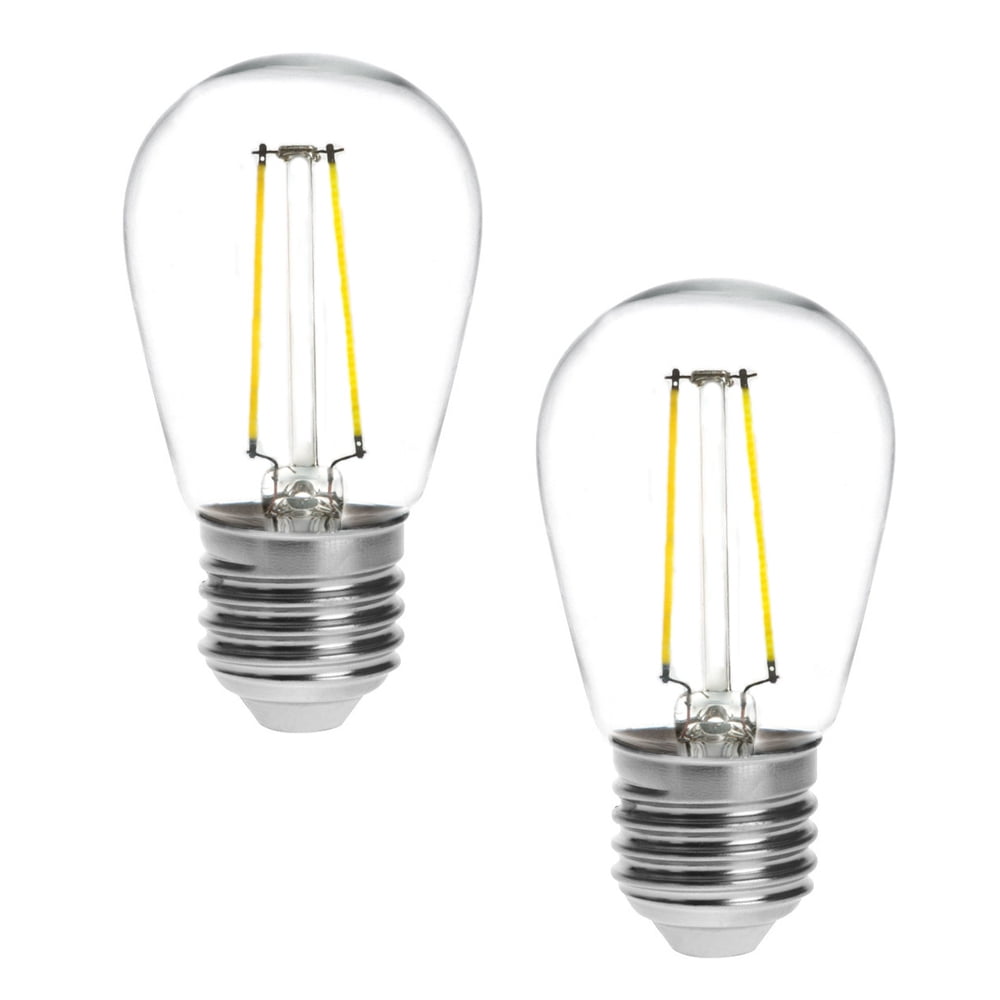 Luxrite LED S14 Light Bulb, 2W (20W Equivalent), 2700K Warm White, 200