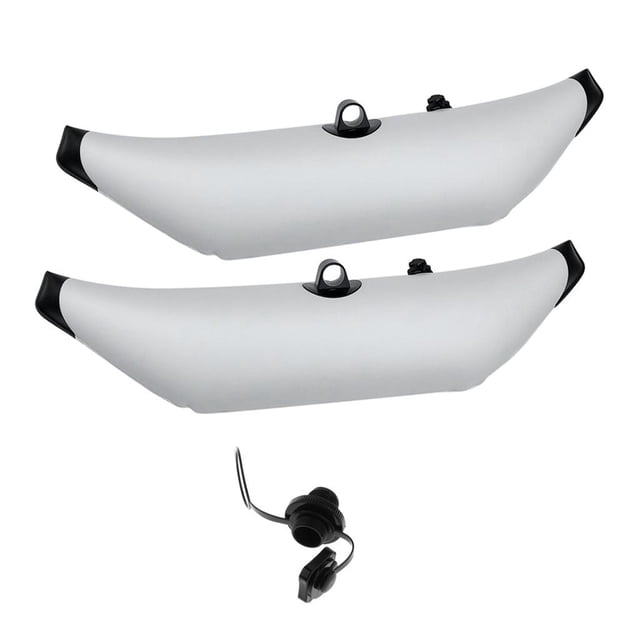 Flotador de Agua Cola Estabilizador de kayak Universal 2 Piezas con Adaptador de Válvula de aire