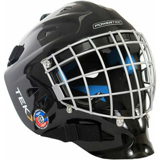 MyLec Pro Goalie Mask, Lightweight & Durable Youth Hockey Mask, High-Impact  Plastic, Hockey Helmet with Ventilation Holes & Adjustable Elastic Straps