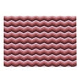 thumbnail image 1 of Chevron Cutting Board, Zigzag Colorful Chevron Ornament Motifs Symmetry Modern Feminine Theme, Decorative Tempered Glass Cutting and Serving Board, Large Size, Burgundy Ruby Coral, by Ambesonne, 1 of 1