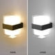 thumbnail image 1 of Lámpara de Pared LED de 10 W para Interiores y Exteriores, Porche, Dormitorio, Sofá, Fondo, CA 110 V-240 V, Cuadrada, Luz Fría de 6500 K., 1 of 5
