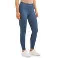 thumbnail image 3 of Time and Tru Women's Full Length Soft Knit Color Jeggings, 3 of 5