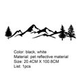 thumbnail image 7 of Walbest Car Auto Body Windows Waterproof Reflective Tree Mountain Scene Decal for Auto Truck, 7 of 7