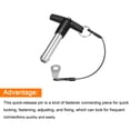 thumbnail image 3 of Unique Bargains T Handle Lock Pins, 15/32' Pin Dia. 1-37/64' Usage Length Stainless Steel Push-Button Quick Release Pin, 3 of 5