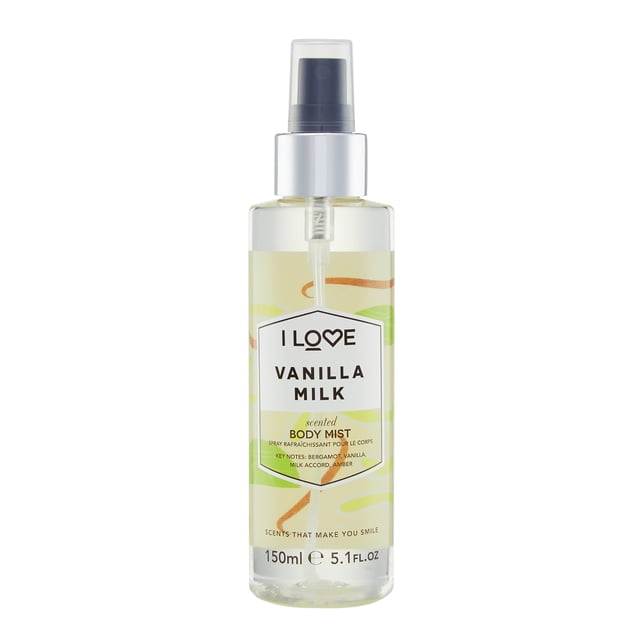 I Love Cosmetics Bruma Corporal, Spray Corporal, Leche de Vainilla, 150 ml