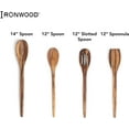 thumbnail image 5 of Ironwood Acacia Wood 12" Turner Spatula Utensil for Cooking and Serving, 5 of 9