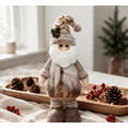 thumbnail image 2 of Christmas Standing Plush Tabletop Figurine, Festive Indoor Decor Doll, Cute Holiday Desktop Ornament for Xmas Mantel, Shelf and Home Interior Seasonal Decoration，20x5Inch, 2 of 2