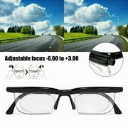Adjustable Focus Glasses Dial Vision 6D to   3D Myopia Reading Glasses for Seniors Variable Focus Near and Far Sight By BOOBEAUTY