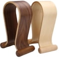 thumbnail image 6 of Wooden Headset U shape Rack Headphone Display Stand Earphone Hanger Holder Rack, 6 of 11