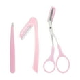 thumbnail image 1 of mtvxesu Eyebrow Kit, 3 Piece Set of Eyebrow Trimmers and Small Tools, Stainless Steel Eyebrow Clips, Eyebrow Pliers, Eyebrow Comb Tools Eyebrow Scissors Tape Eyebrow Shapers for Women Final Markdown, 1 of 1