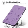 thumbnail image 6 of Galaxy Tab A 8.0 2019 Case, Dteck Embossed Cat PU Leather Folio Case Stand Cover With Built-in Card Slots for Samsung Galaxy Tab A 8.0 inch 2019 Model SM-T290 T295, Purple, 6 of 6