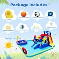 thumbnail image 3 of 10 in1 Inflatable Bounce House Water Slide for Outdoor, Garden, Backyard with 650W Air Blower, 3 of 14