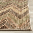 thumbnail image 3 of SAFAVIEH Infinity Foliage Chevron Polyester Area Rug, Taupe/Beige, 8' x 10', 3 of 3