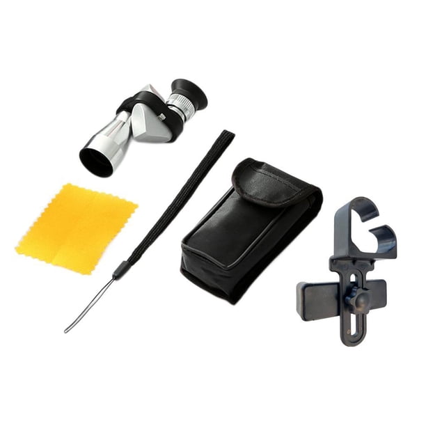 Kit de telescopio portátil con prisma Bak4 para fotografía con smartphone 7 piezas