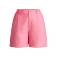 thumbnail image 5 of Time and Tru Women’s Linen Blend Shorts, 5” Inseam, Sizes XS-XXXL, 5 of 5