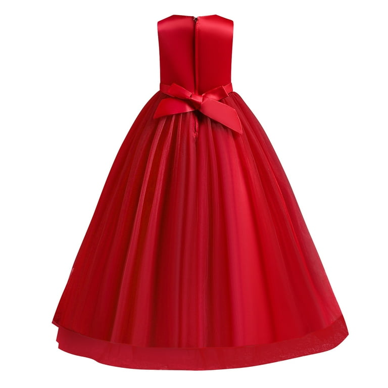 knee length dresses for ladies Burgundy Wedding Guest Dress main image 0