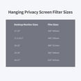 thumbnail image 3 of Widescreen Monitor Hanging Privacy Screen Filter Anti UV Film High-transmittance Eye Protection Film for 17-19'' Desktop Monitor, 3 of 9