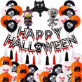 thumbnail image 1 of Parodia de papel de aluminio de Halloween Decoración de fiesta de calavera engañosa Orname de papel de aluminio Wmkox8yii fhajkh3024, 1 of 1