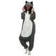 thumbnail image 1 of Pijama de una pieza con dibujos de animales, lobo malo, muñeco de nieve, niños, pareja, polar, Navidad, ciervo navideño, Papá Noel, 1 of 2