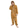thumbnail image 5 of Vzayyk 4T-14Y Size Aviliable Cozy One-Piece Footless Sleeper Pajama Orange Black Pumpkins Bats, 5 of 8