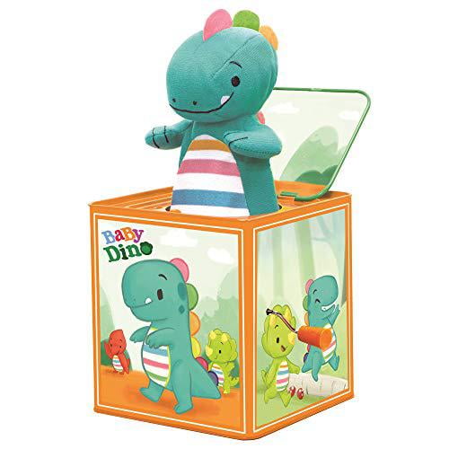 schylling baby dino jack in the box, green (bdjitb)