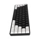 thumbnail image 5 of Teclado mecánico de 61 teclas con interruptor azul, teclado mecánico para juegos RGB con cable y efecto de iluminación genial para estudio en la oficina, blanco y negro, 5 of 5