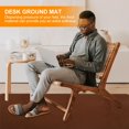 thumbnail image 4 of COOPHYA Floor Rug For Office Chair Polyester Coffee 1Pcs Simple and Chic, 4 of 6