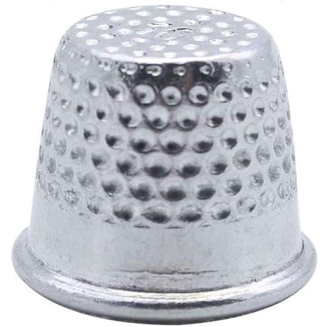 ZWWZ dedal hecho a mano para el hogar, dedal grueso, cuna para dedos, protección para cuna de dedos LingWen 8390605701139