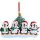 thumbnail image 1 of Árbol De Navidad Personalizado Pingüino Familia Adorno Diy Madera Manuscrita Decoración Colgantes Para Regalo De Navidad matsuzay HA040828-05, 1 of 6