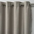thumbnail image 3 of Exclusive Home Curtains Loha Patio Grommet Top Single Curtain Panel, 108x96, Beige, 3 of 7