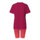 thumbnail image 2 of Blusas para las Mujeres Casual Impreso Cuello en V Manga Corta Blusa Pantalones Cortos, Conjuntos de Ropa para las Mujeres, 2 of 5