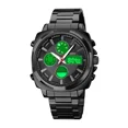 thumbnail image 2 of Reloj de Hombre Análogo y Digital Steiner Cuadrado Numeros LED Acero Inoxidable Negro, 2 of 4
