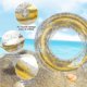 thumbnail image 5 of Anillo de natación para adultos, flotador inflable para piscina con lentejuelas, anillo flotante transparente con lentejuelas arcoíris, colorido y duradero., 5 of 5