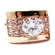 thumbnail image 5 of Gemelos Rectangular Gemelos para Hombre Se Describe Oro, 5 of 8