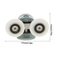 thumbnail image 2 of HOMEMAXS 4pcs Door Roller Four Bearing Trolley Assembly Window Door Roller Replacement, 2 of 7