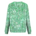 thumbnail image 4 of DPTALR Chandail à Col Rond Imprimé pour Femmes, Manches Longues, Blouse Confortable, 4 of 5