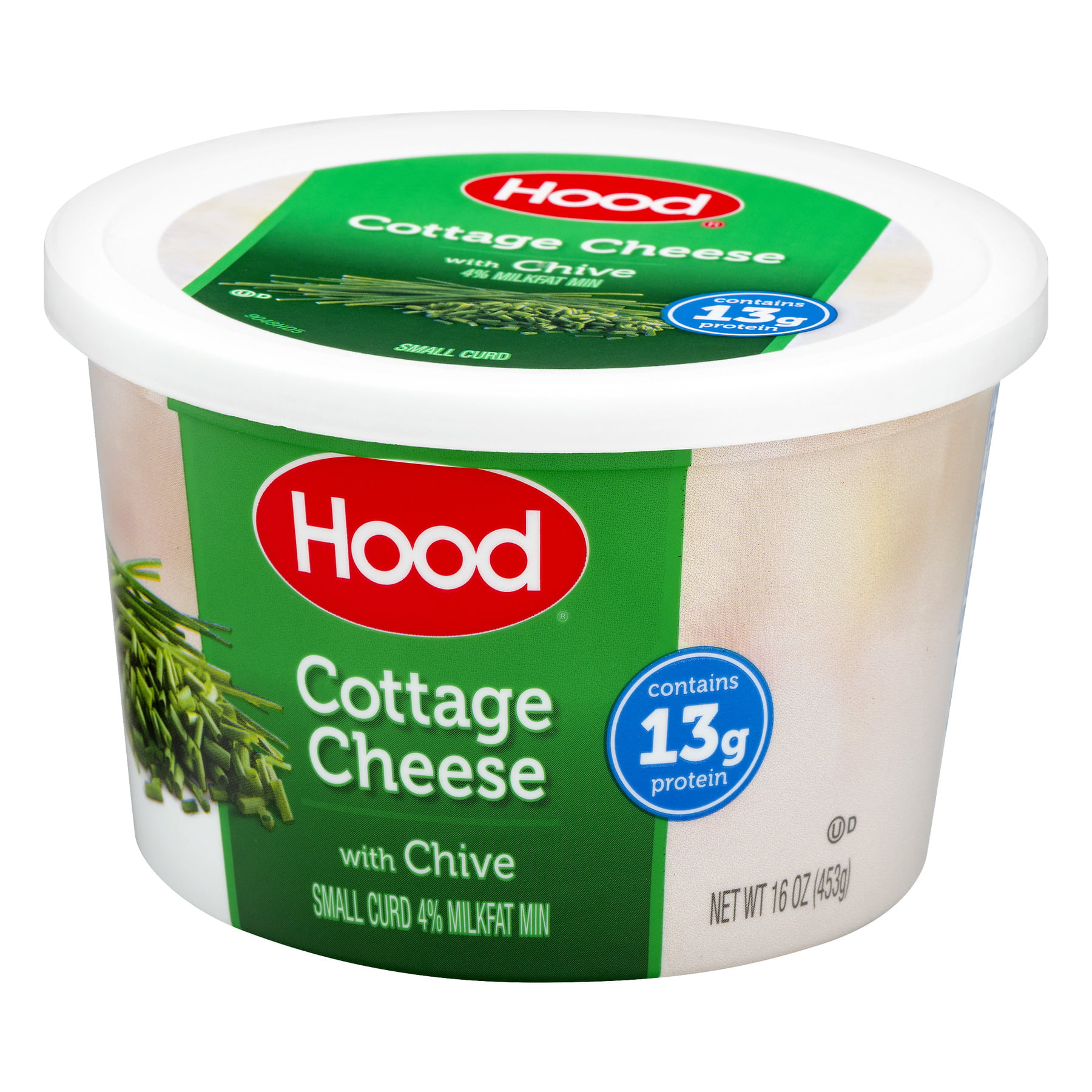 Hood Cottage Cheese Small Curd With Chive 16 Oz Walmart Com
