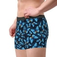 thumbnail image 3 of Kdxio Men's Boxer Briefs with Blue Butterfly Print - Comfortable and Breathable Underwear for Everyday Wear, 3 of 7