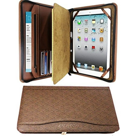 Zipper Binder Business Card Organizer Leather Padfolio Ipad Tablet Zipper Binder Business Card Organizer Leather Padfolio Ipad Tablet Sleeve Writing Pad Portfolio Folder Interview Conference