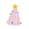 thumbnail image 2 of Adorno de árbol de Navidad de vidrio, estatua, escena, exhibición, accesorio, artesanía, regalo, escultura para rosa, 2 of 9