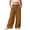 Brown, variant on Kids Drawstring Linen Wide Leg Pants Casual Loose Trousers with Pockets for Boys Girls Summer Beach Vacation Blue Boys School Uniform Pants 7Y
