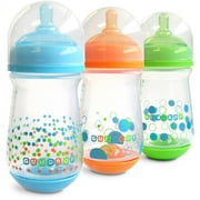 Gumdrop Gentle Vent Bottle 3pk 8oz Boy